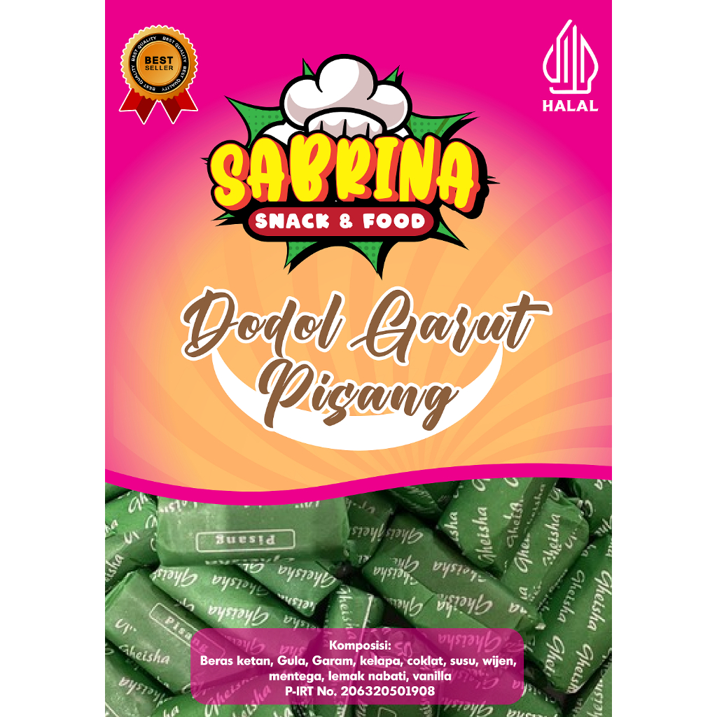 

SABRINA Dodol Garut Pisang 1kg cemilan pas buat oleh-oleh ke rumah bisa COD