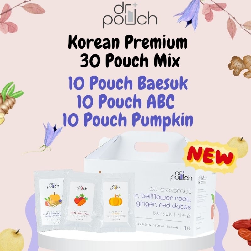 

Dr Pouch Surabaya - Mix varian Abc , Pumpkin , Baesuk