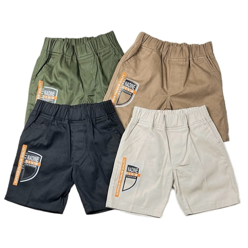 BROADSHOT/CHINO PENDEK USIA 2-11TAHUN/cotton combed diamond strech/chinos anak premium