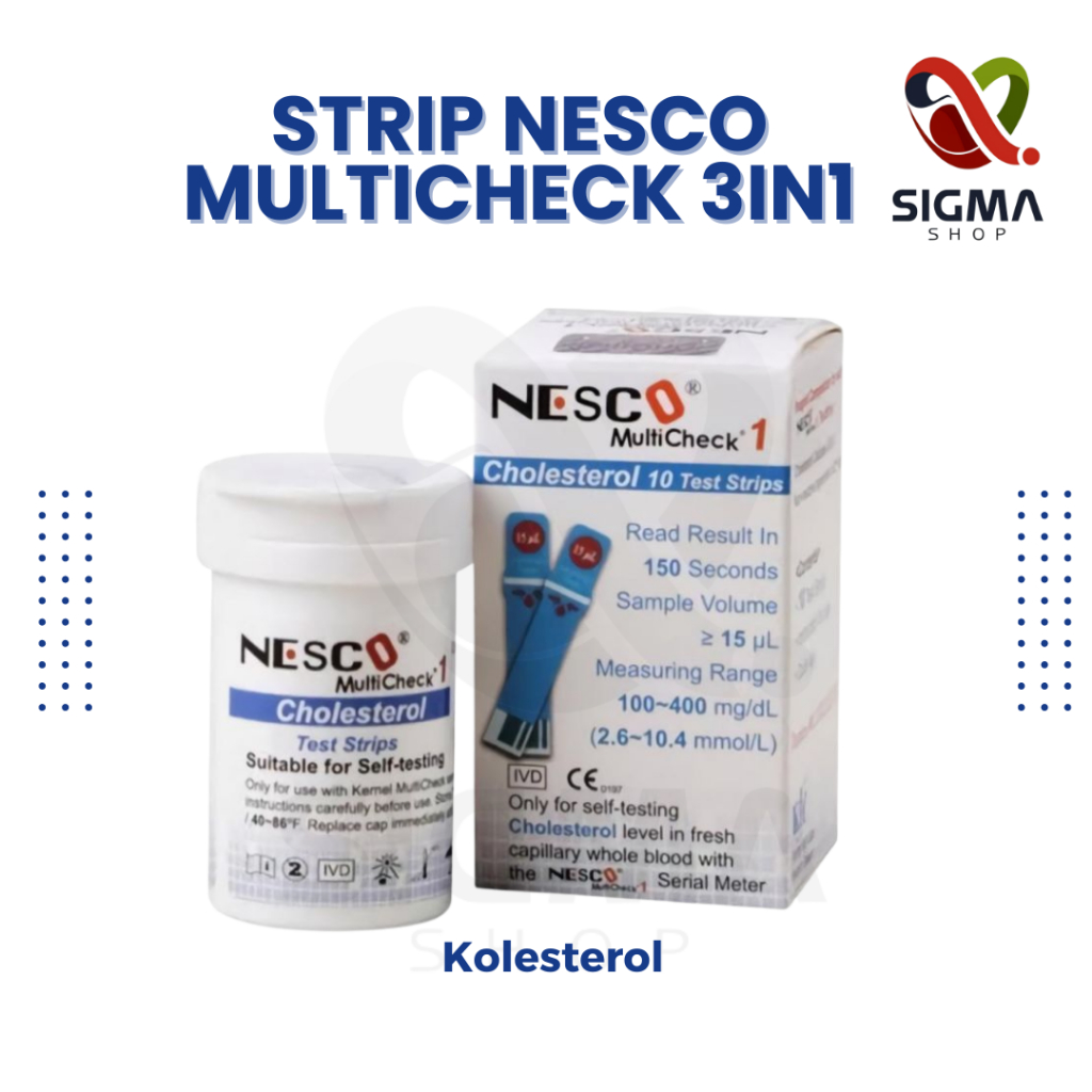 Strip Nesco Kolesterol Nesco Cholesterol Strip Kolesterol Nesco Multicheck