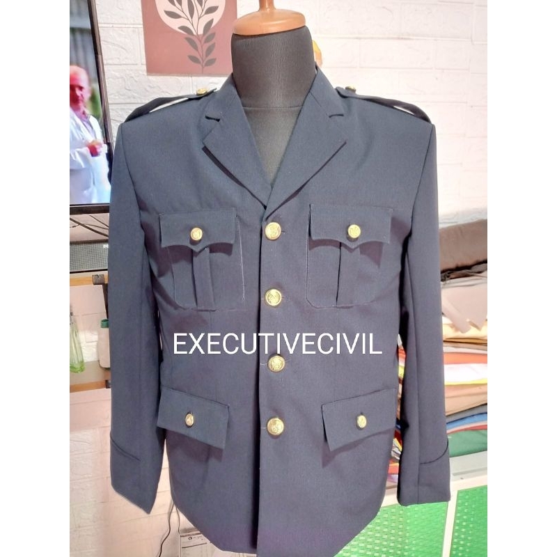 PDU TNI AU / PDU 1 TNI AU / PDU AU , Furing Dormeuil (ENGLAND) , KAIN WOOL IMPORT, KANCING EMBLEM AU