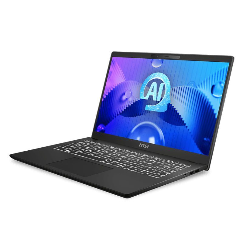 Laptop MSI MODERN 15 H AI C1MG 9S7-15H551-017 ULTRA 5 125H 16GB -SSD 512GB -WIN11+OHS CLASSIC BLACK