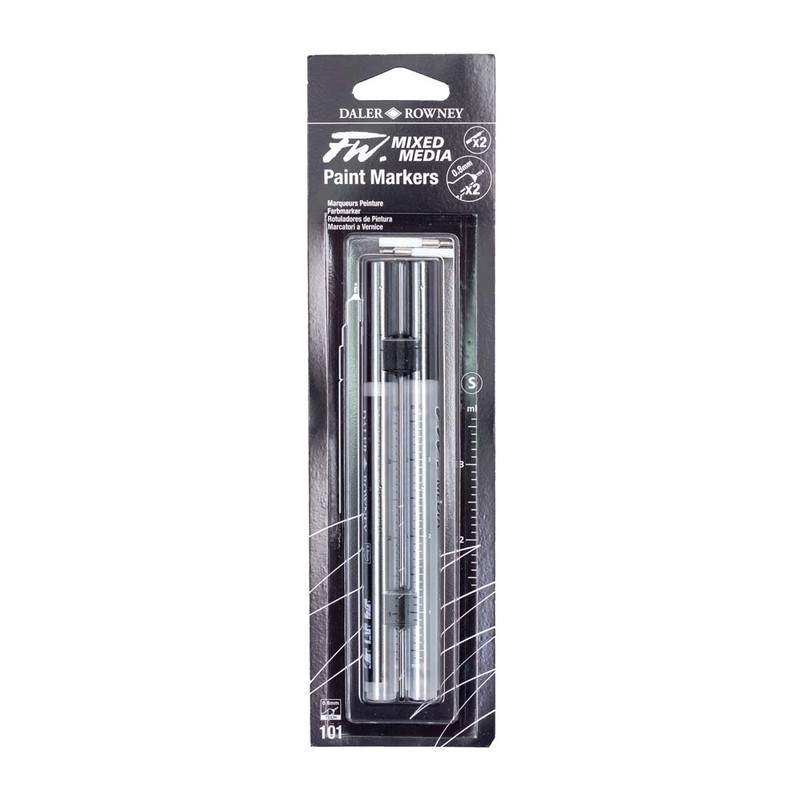 

Daler-Rowney FW Marker Set 2X Small Technical+Nibs