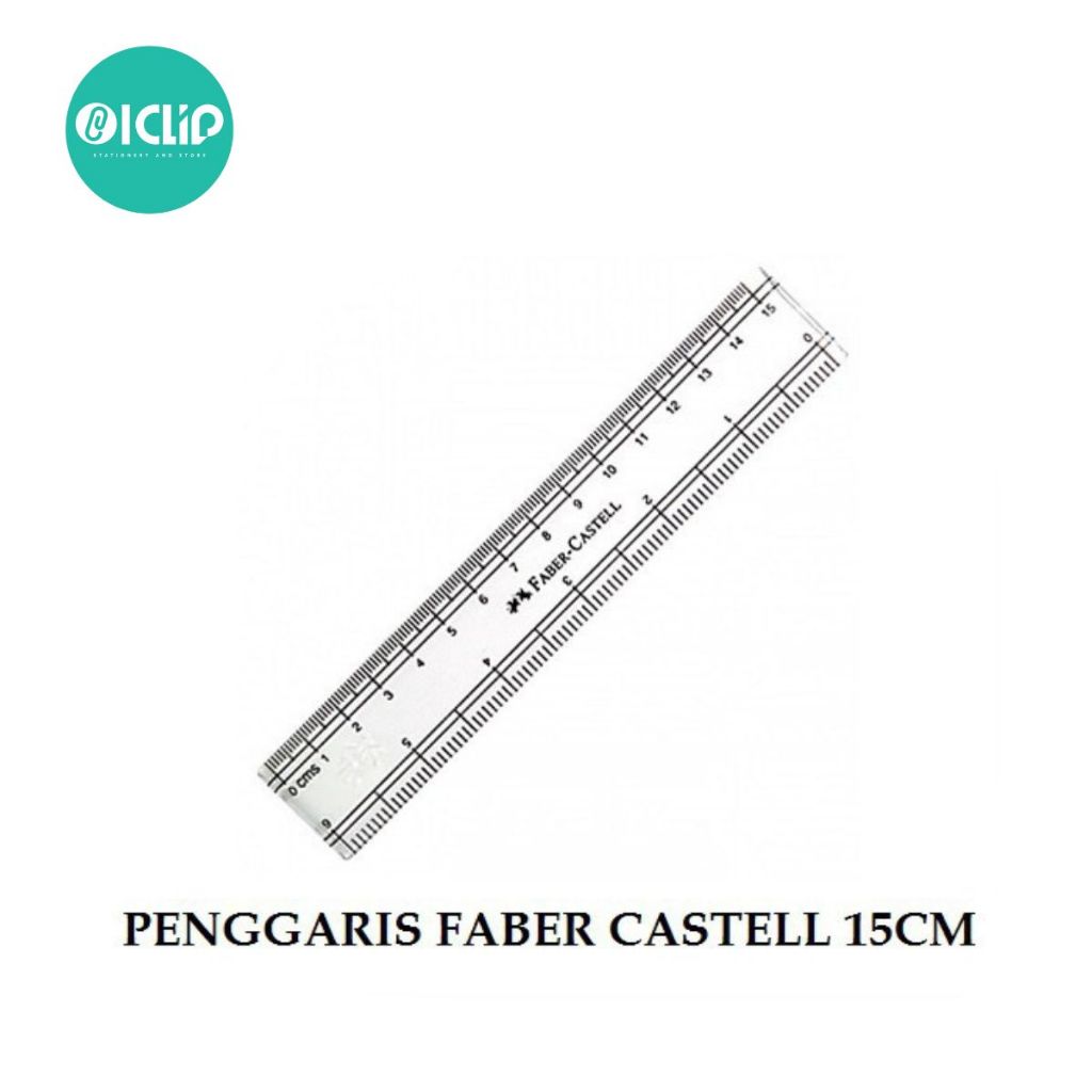 

RULER / PENGGARIS FABVER CASTELL 15CM