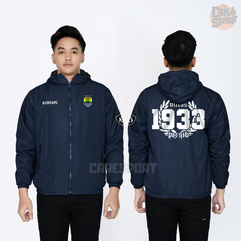 JAKET CUSTOM PERSIB 1933 ULTRAS KEREN READY POLOS SATUAN GROSIR LUSINAN SABLON DTF PREMIUM