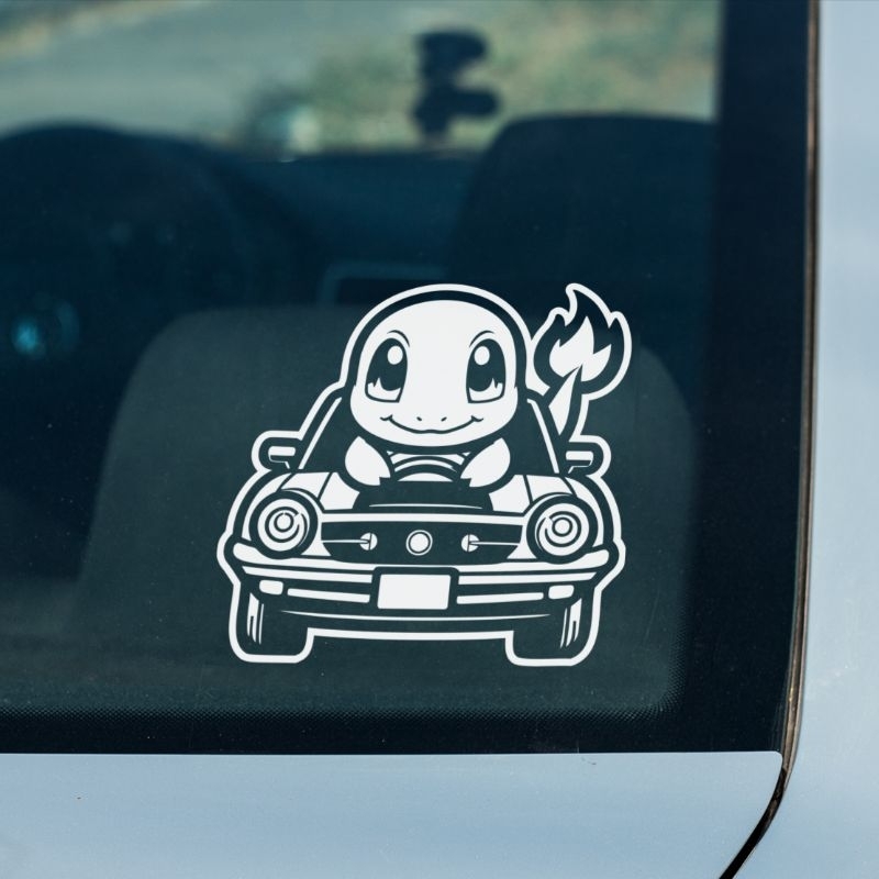 

Stiker Polemon Charmander Car
