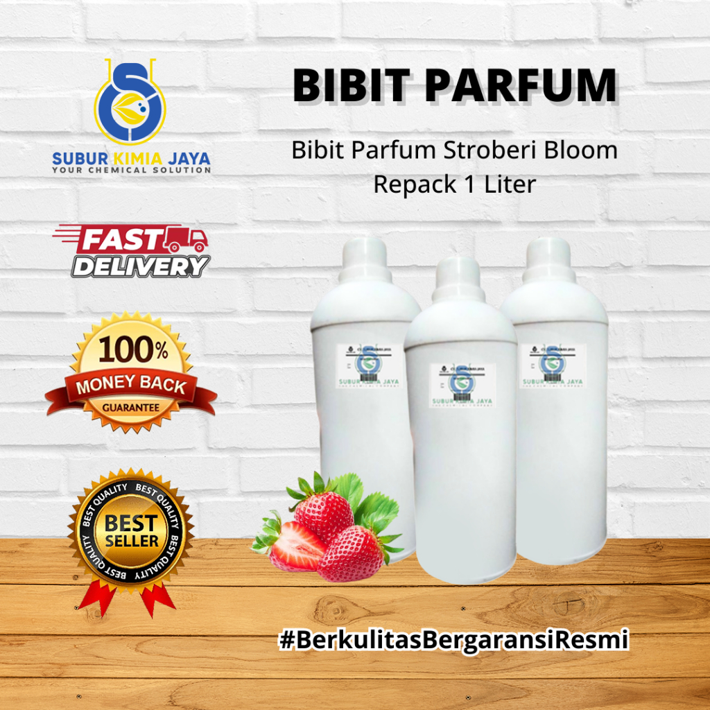

Bibit Parfum Stroberi Bloom / Strawberry Fragrance Oil 1L Premium