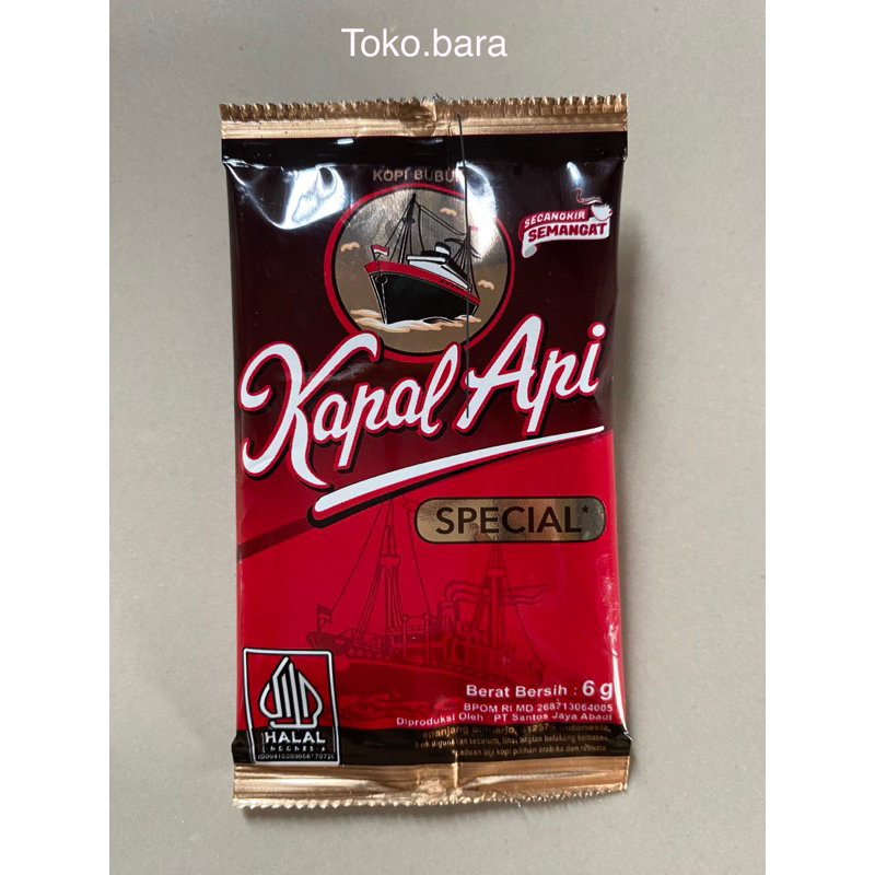 

KOPI || kapal api renceng tanpa gula berar berisi 6g