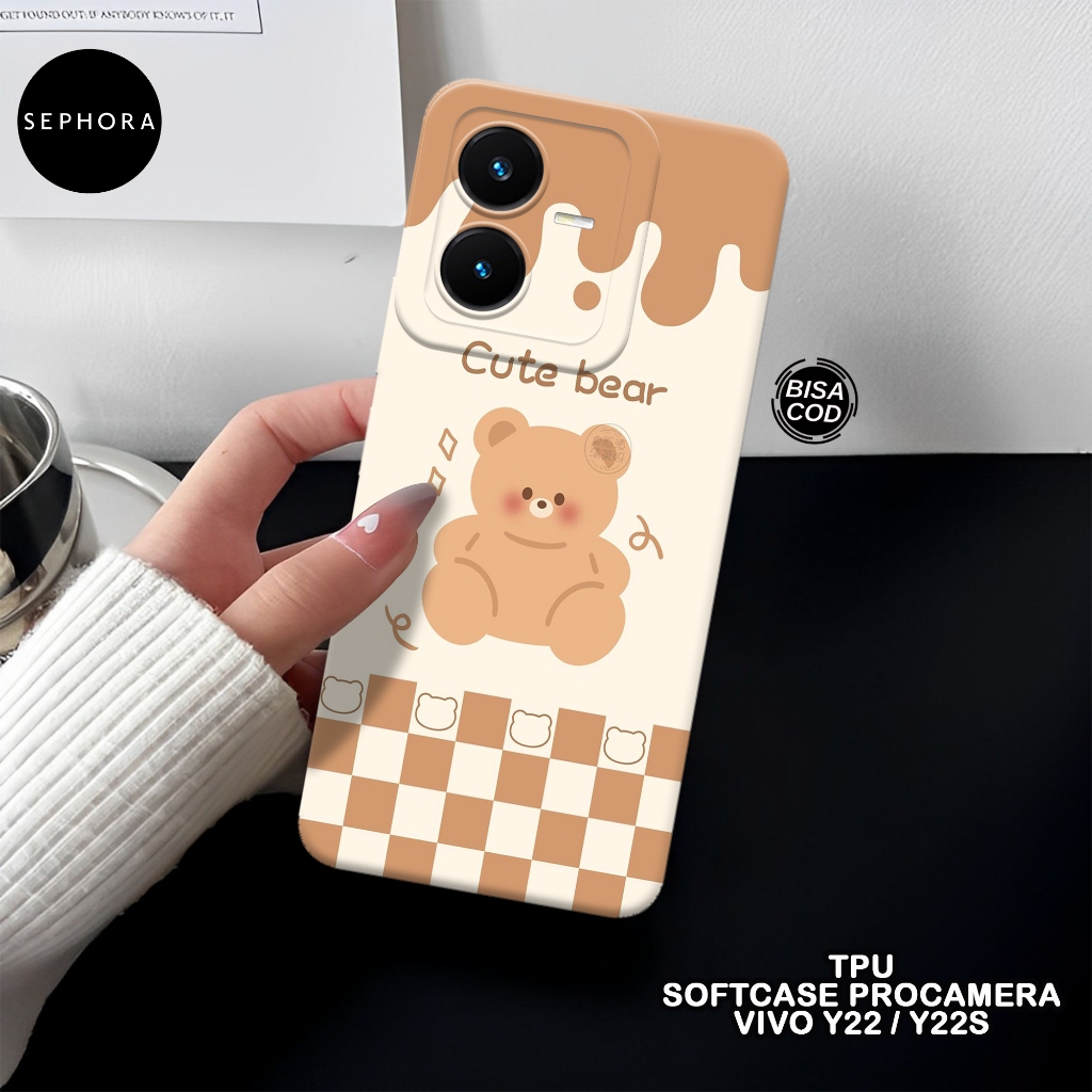 Softcase VIVO Y22 / Y22S Terbaru - Fashion Case Lucu - Case VIVO Y22 / Y22S - Case Pro Camera - Casi