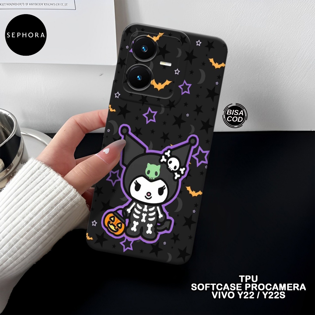 Softcase VIVO Y22 / Y22S Terbaru - Fashion Case Lucu - Case VIVO Y22 / Y22S - Case Pro Camera - Casi