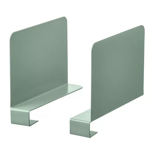 

Penahan Buku Penyangga Buku Organiser Baja Set 2pcs Ukuran 10x3cm EYO IK9006