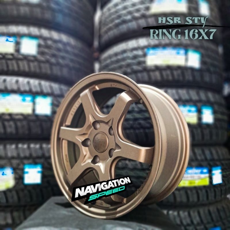 Velg Pelek Te37 Hsr Sty Ring 16 Pcd 5x114,3 Innova Ertiga Expander Terios dll Ring 16 Bronze