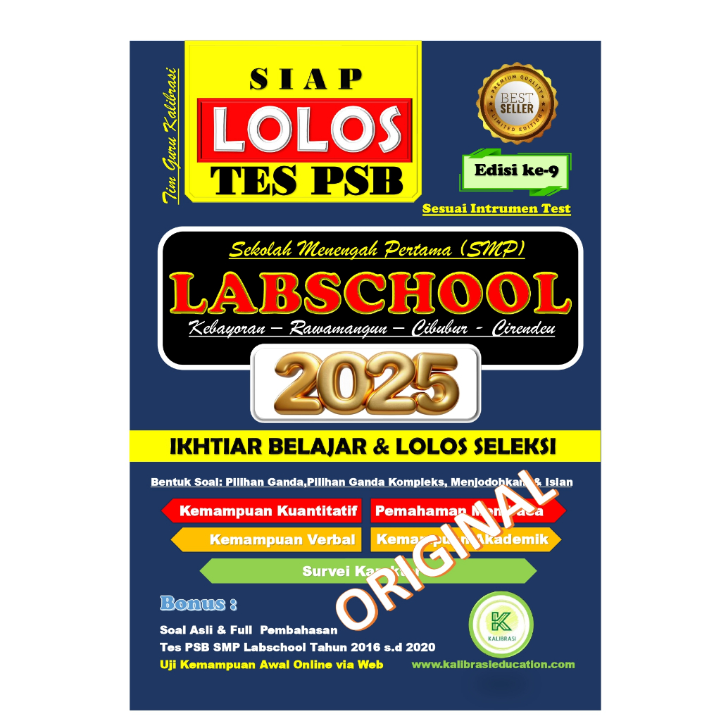 

BUKU LATIH PERSIAPAN PSB SMP LABSCHOOL 2025