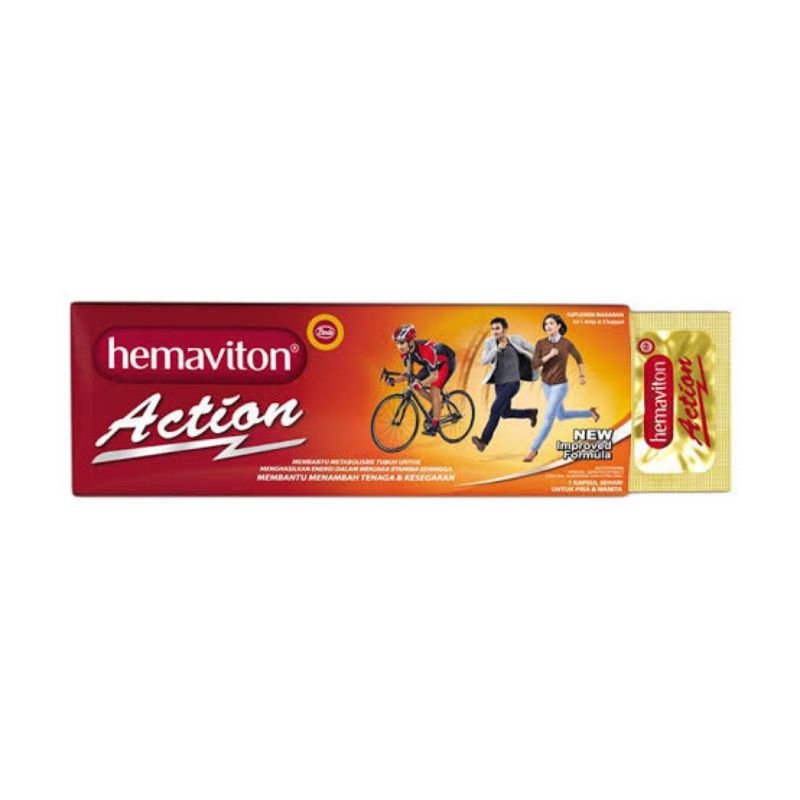 Hemaviton Action - Bantu juga daya tahan, stamina, dan kesegaran