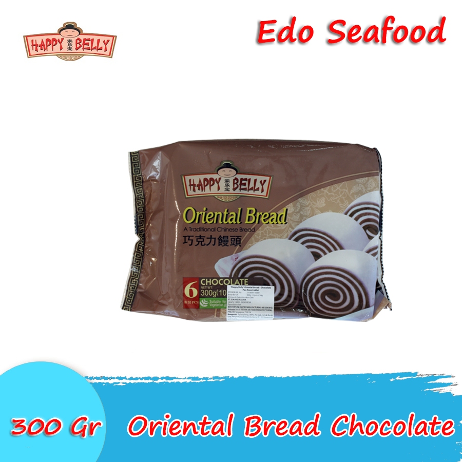 

Happy Belly Oriental Bread Chocolate 300 Gr / Roti Oriental Coklat