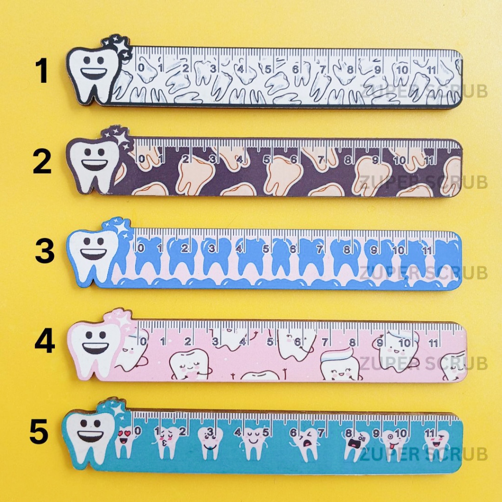 

Souvenir Gigi Penggaris Kayu Gambar Gigi / Alat Tulis Kayu