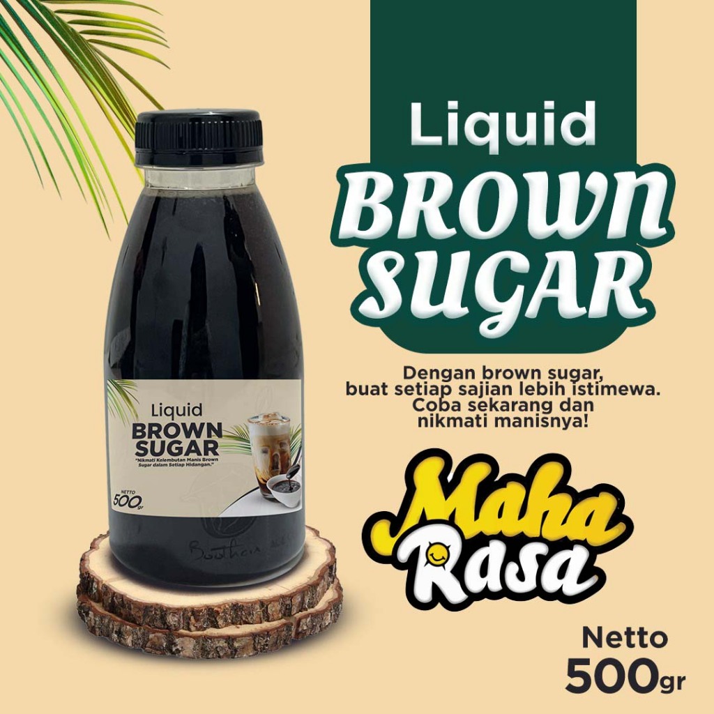 

Brown Sugar atau Gula Aren cair kemasan botol 500gr ( 350 ml )