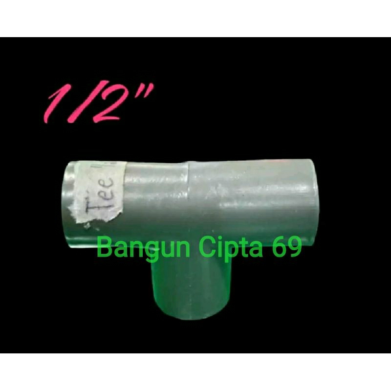Tee pvc 1/2"