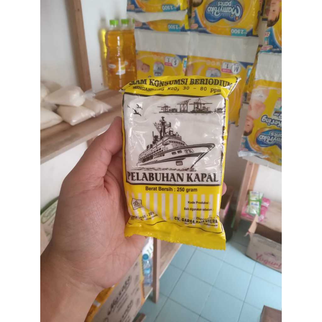 

Garam Beryodium Cap Pelabuhan Kapal 250gr