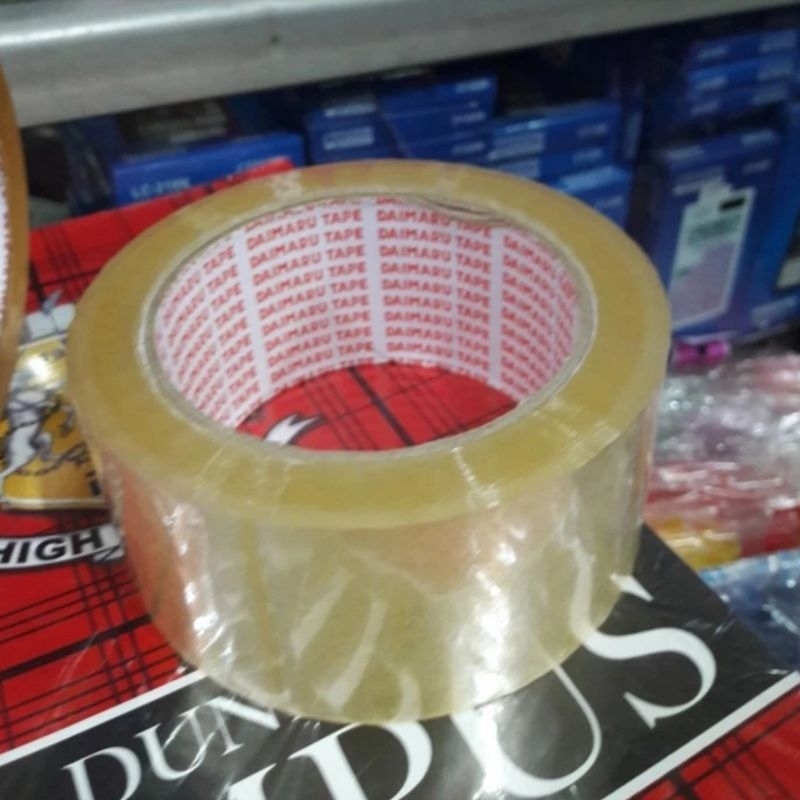Lakban Daimaru Bening 2 Inch / Lakban Daimaru coklat 48mm / Lakban Bening Daimaru / Lakban Coklat Da