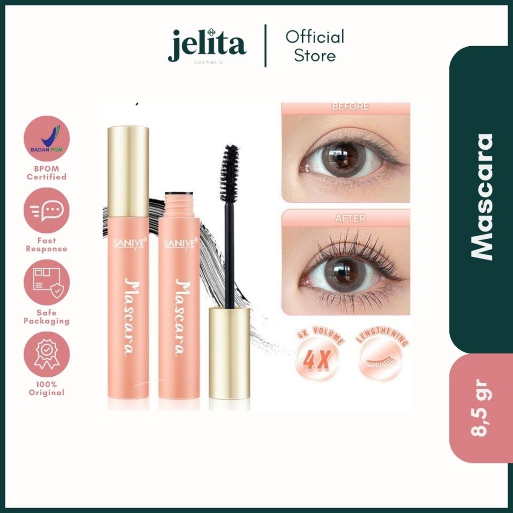 Jelita Cosmetics - Saniye Mascara