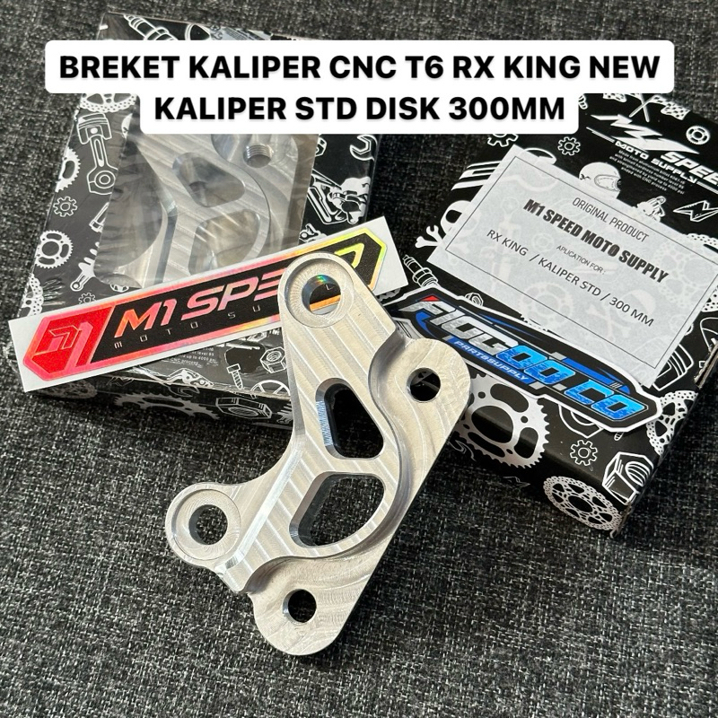 BREKET KALIPER CNC RXKING NEW PNP PIRINGAN 300MM KALIPER STD BREKET KALIPER STANDART RXKING NEW PNP 
