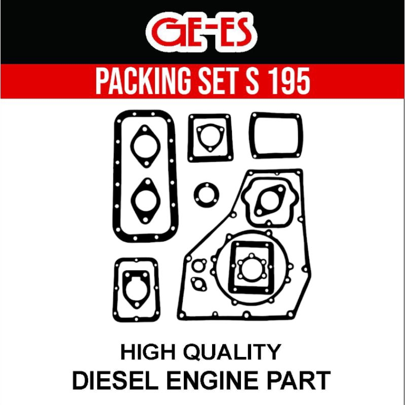 Paking Set Mesin Diesel S 195 Dongfeng Gasket Kit Diesel S 195 Paking Fullset S195 Mesin Diesel Dong
