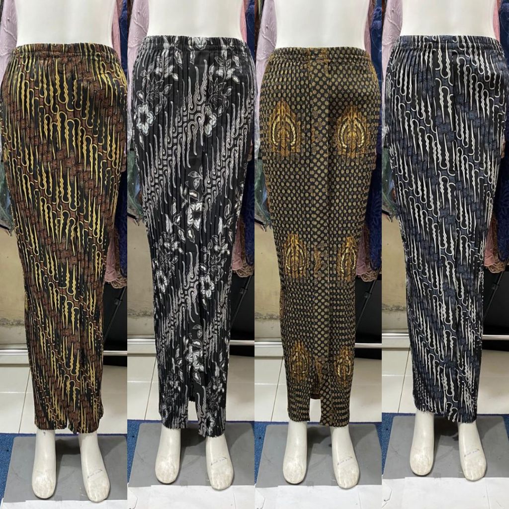 Rok Plisket Wiron/Rok Wiron batik