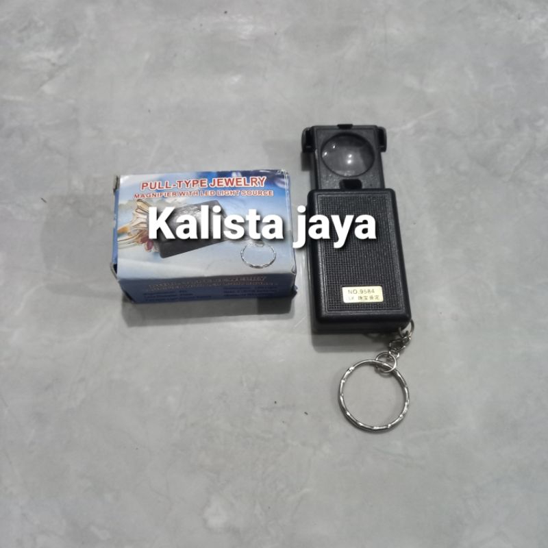 

KACA PEMBESAR MAGNIFER LUP 45X PLUS LAMPU ORIGINAL