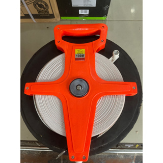 Meteran Rol 100m/ meteran tanah 100m / meteran fiber rol 100m RUSH ( METERAN ROL 100M )
