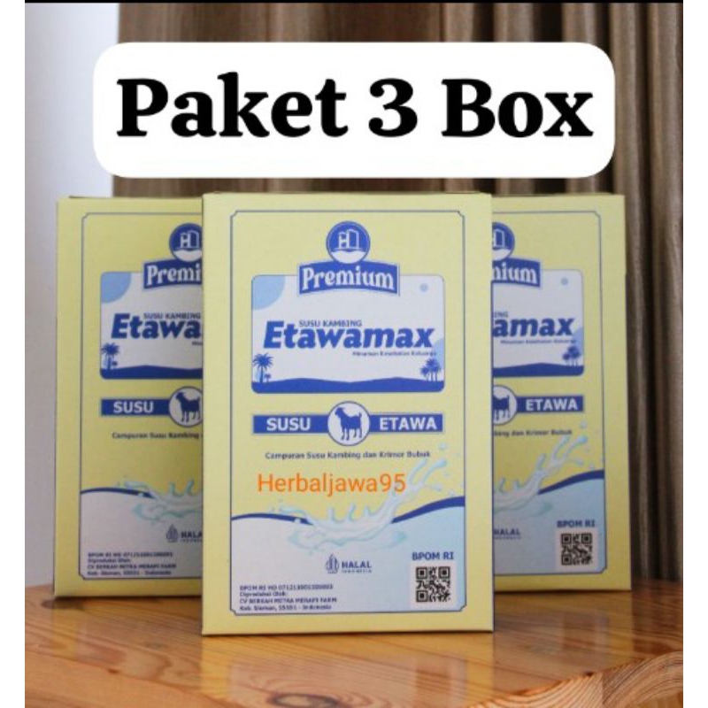 

Susu ETAWAMAX PREMIUM / Atasi Sakit Paru-paru, Nyeri Sendi dan Tulang // Susu Kambing Etawa Original 100%