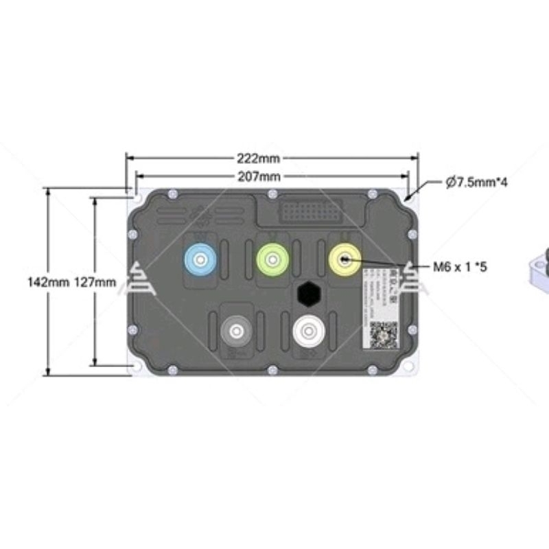 Pendingin controller sepeda motor listrik NANJING ND 96850