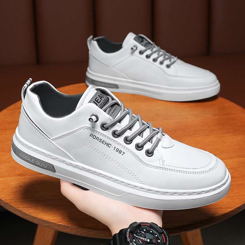 Sepatu Putih Pria / Sepatu Putih Kasual Pria Keren / Sepatu Putih Kasual / Sepatu Sneakers Pria