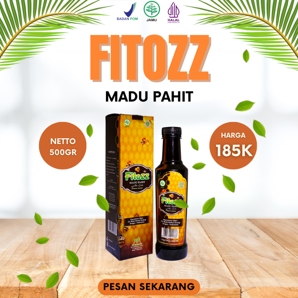 

Madu Pahit Untuk diabetes Kolesterol Rematik // FITOZZ 100% ORIGINAL