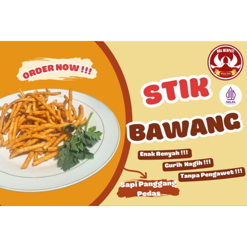 

STIK BAWANG/TUSUK GIGI BAWANG/KUE BAWANG/RASA SAPI PANGGANG PEDAS