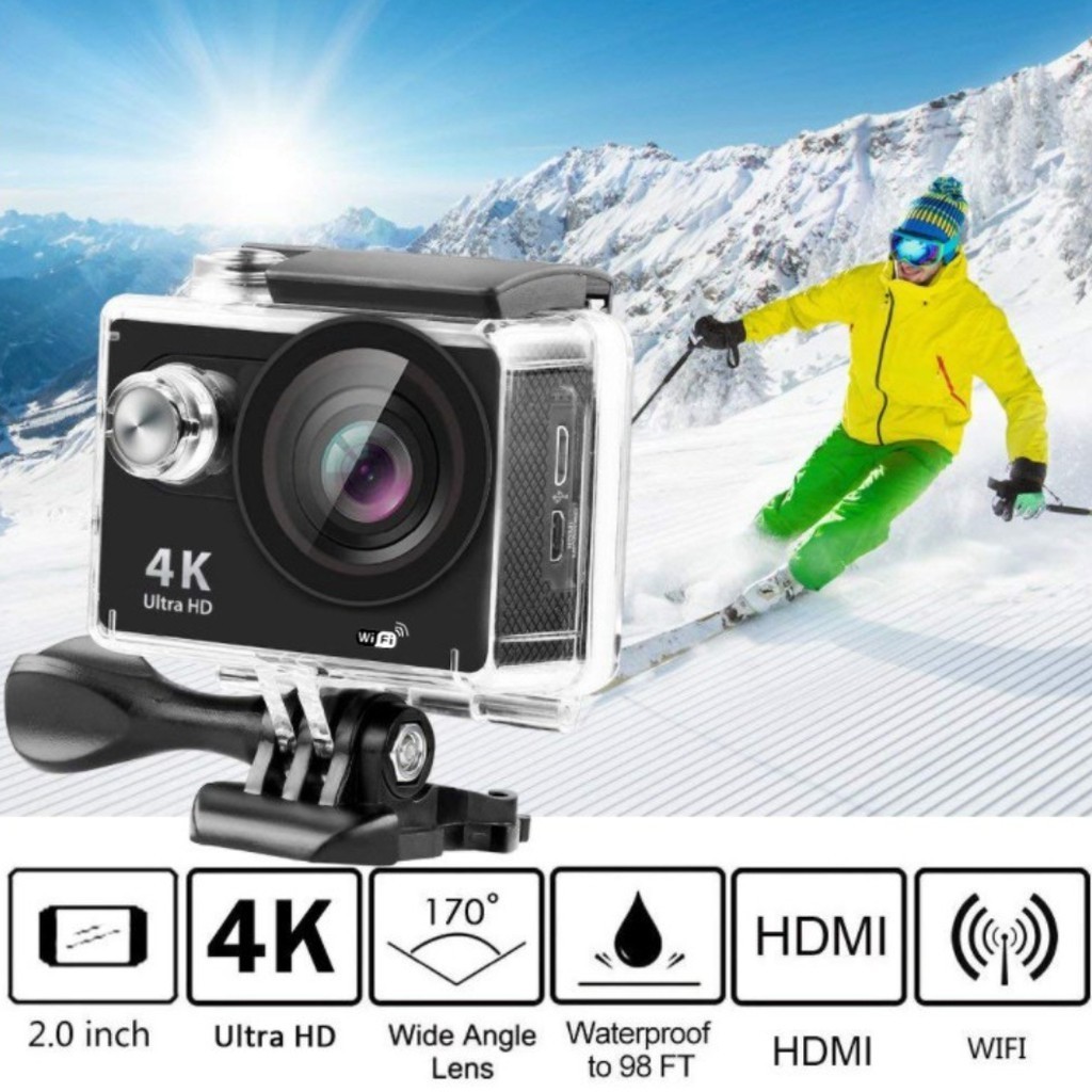 Sports Camera Kogan 4K Ultra Full Hd Dv Original 18Mp Wi-Fi
