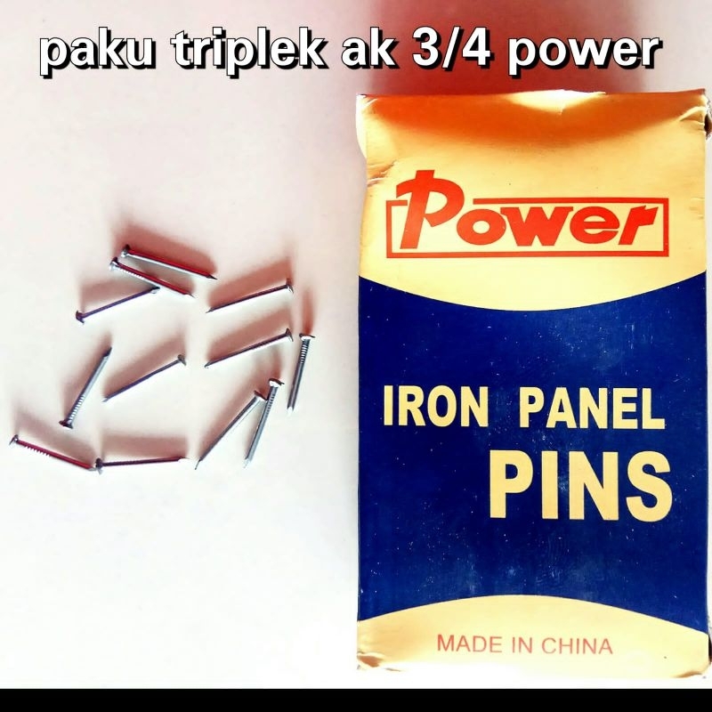 * Paku triplek / paku jarum / paku halus 3/4" PER KOTAK