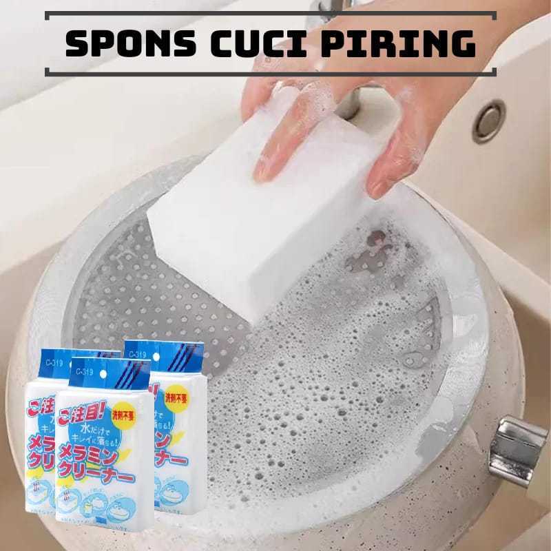 NANO MAGIC SPONGE / SPONS AJAIB SERBAGUNA / SPONS AJAIB JEPANG / BUSA NANO AJAIB / BUSA AJAIB / SPON