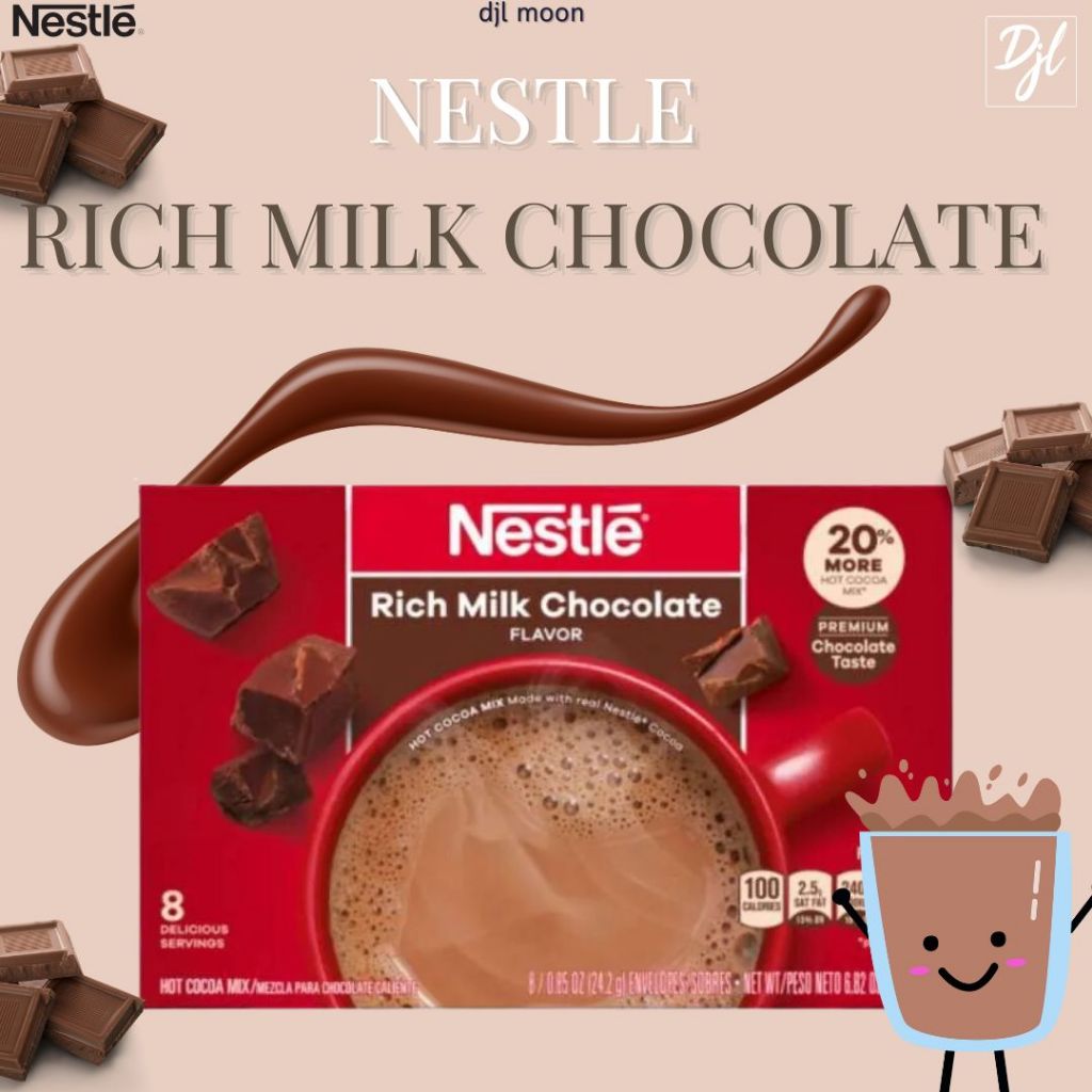 

Nestle Rich Milk Chocolate 193g Minuman Rasa Coklat 1 Pak