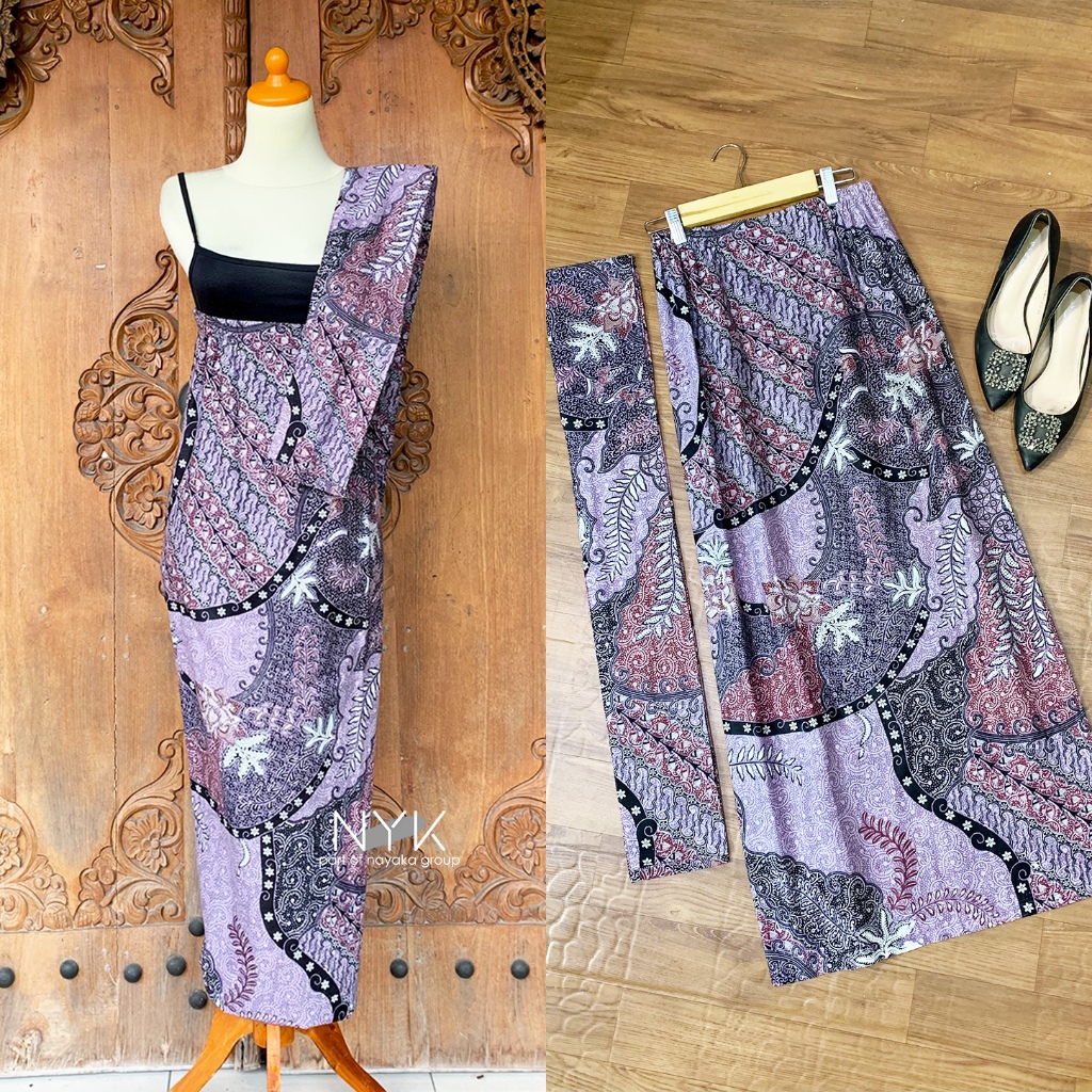 PRADIPTA BATIK - ROK BATIK MOTIF AZKIA - ROK BAWAHAN KEBAYA - ROK SPAN BELAHAN BELAKANG - ROK WISUDA