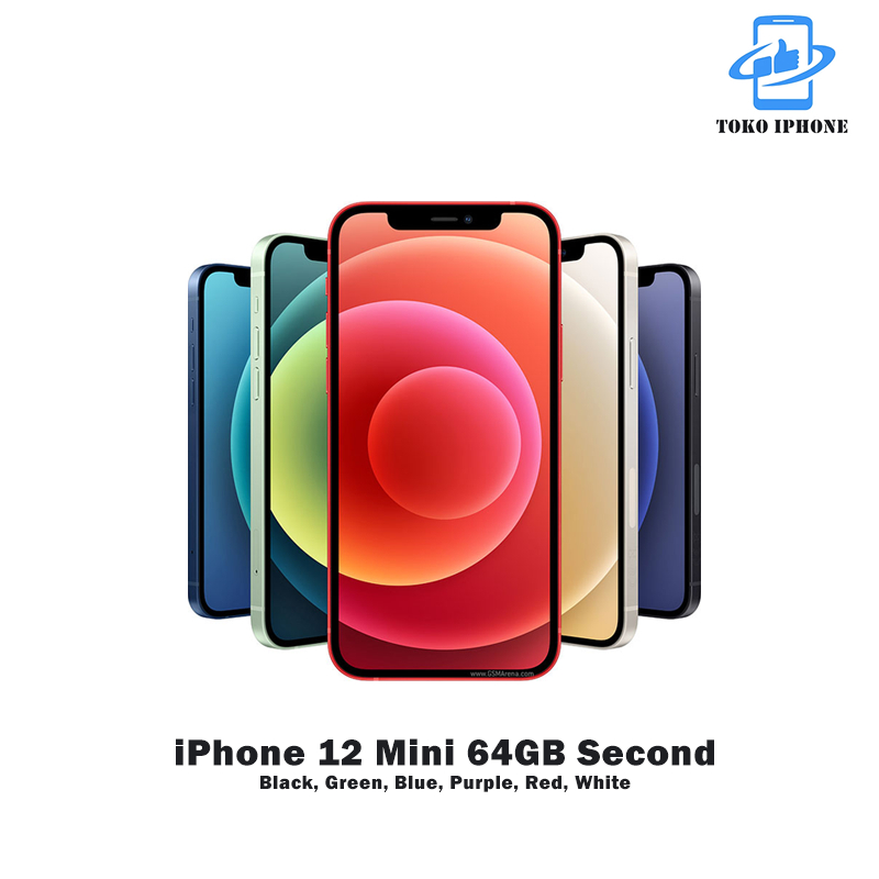 Apple iPhone 12 Mini 64GB Second Original Fulset Mulus/IP 12 MINI/IPHONE 12 MINI SECOND/12 MINI/HP 1