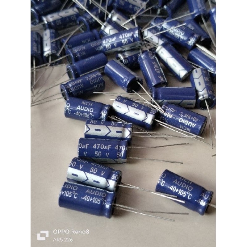 ELCO 470UF 50V NCH AUDIO