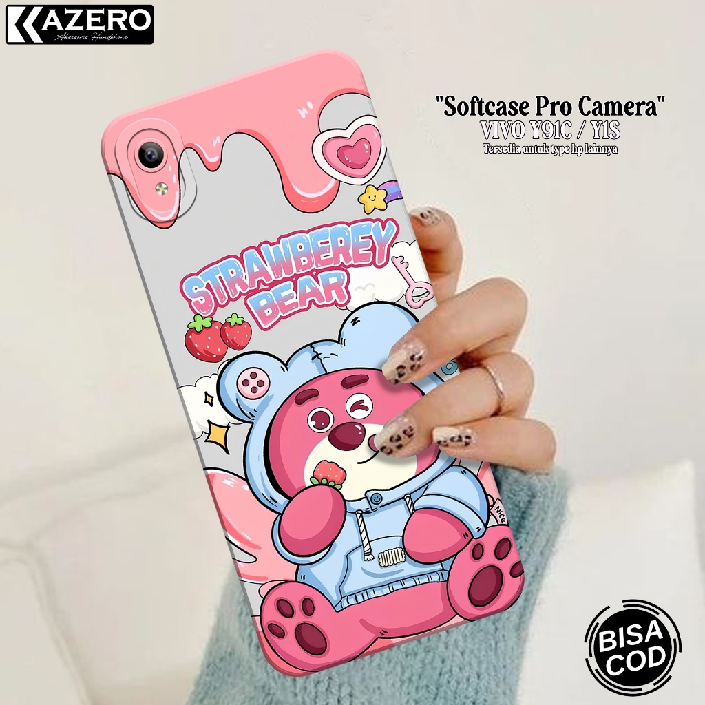 Case Hp VIVO Y91C / Y1S Fashion Case Kartun Silikon Pro Camera Softcase VIVO Y91C / Y1S Casing VIVO 