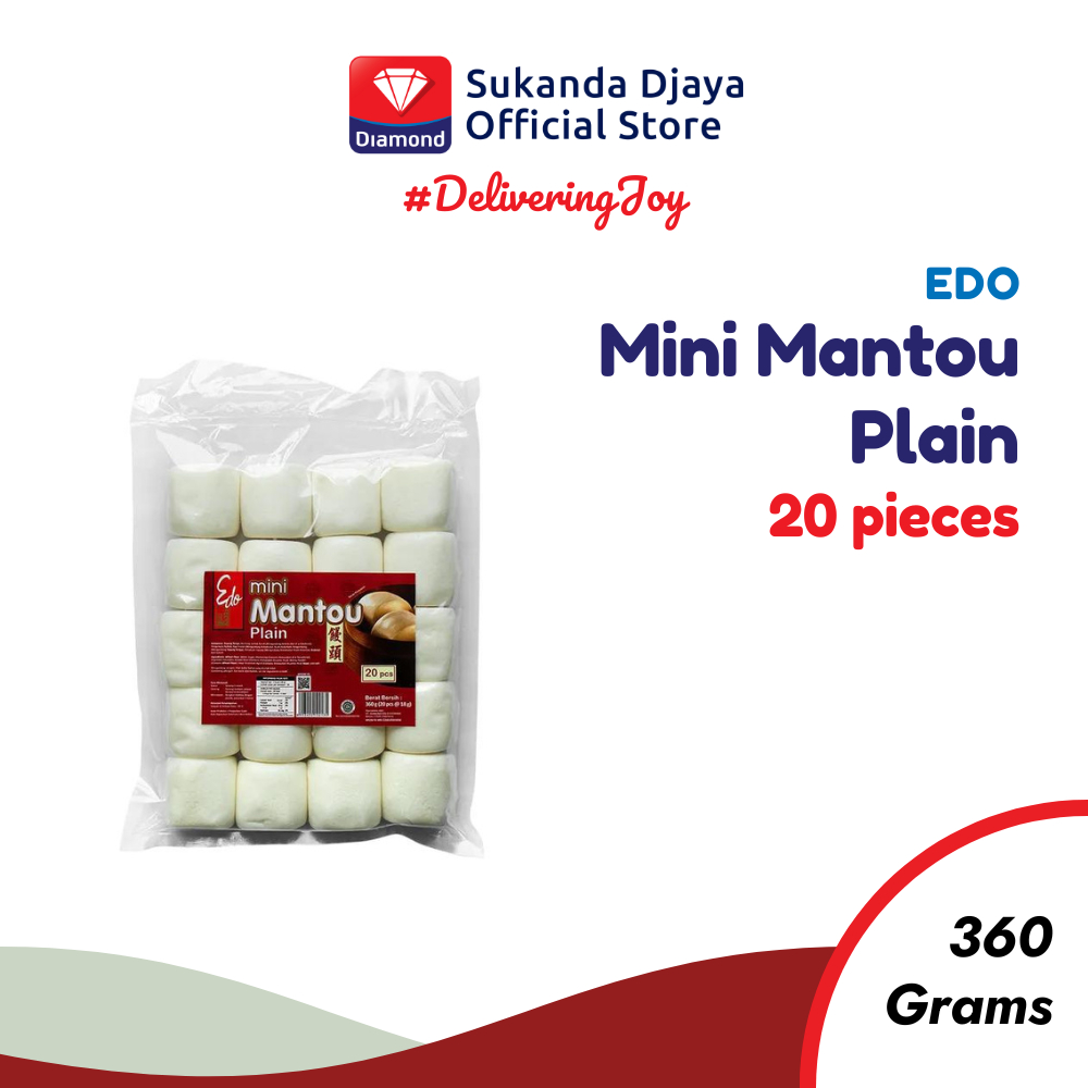 

Edo Mini Mantou Plain 360 Gr