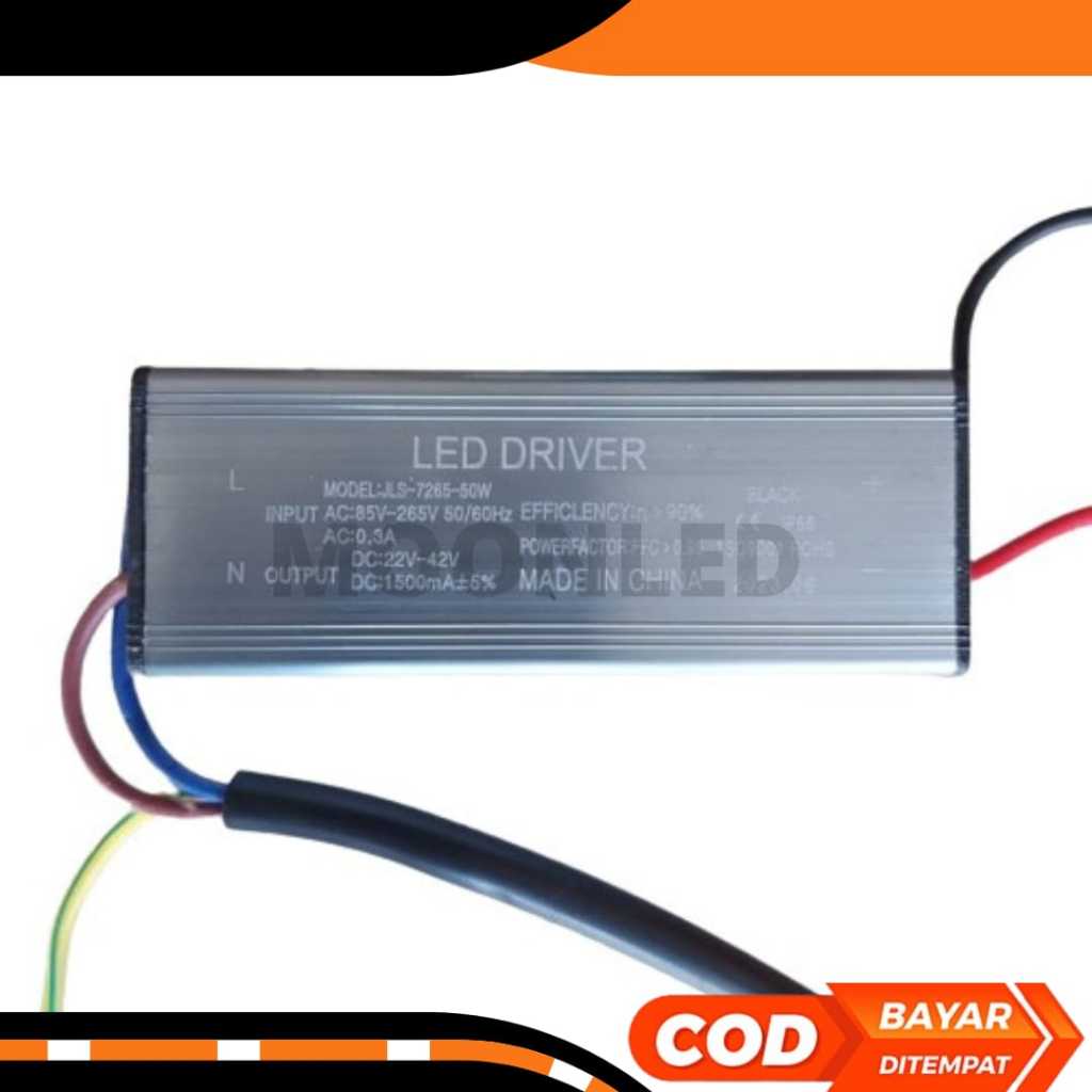 Trafo Led Driver Lampu Sorot Jalan PJU 50 Watt Trafo Adaptor Led Sorot Jalan