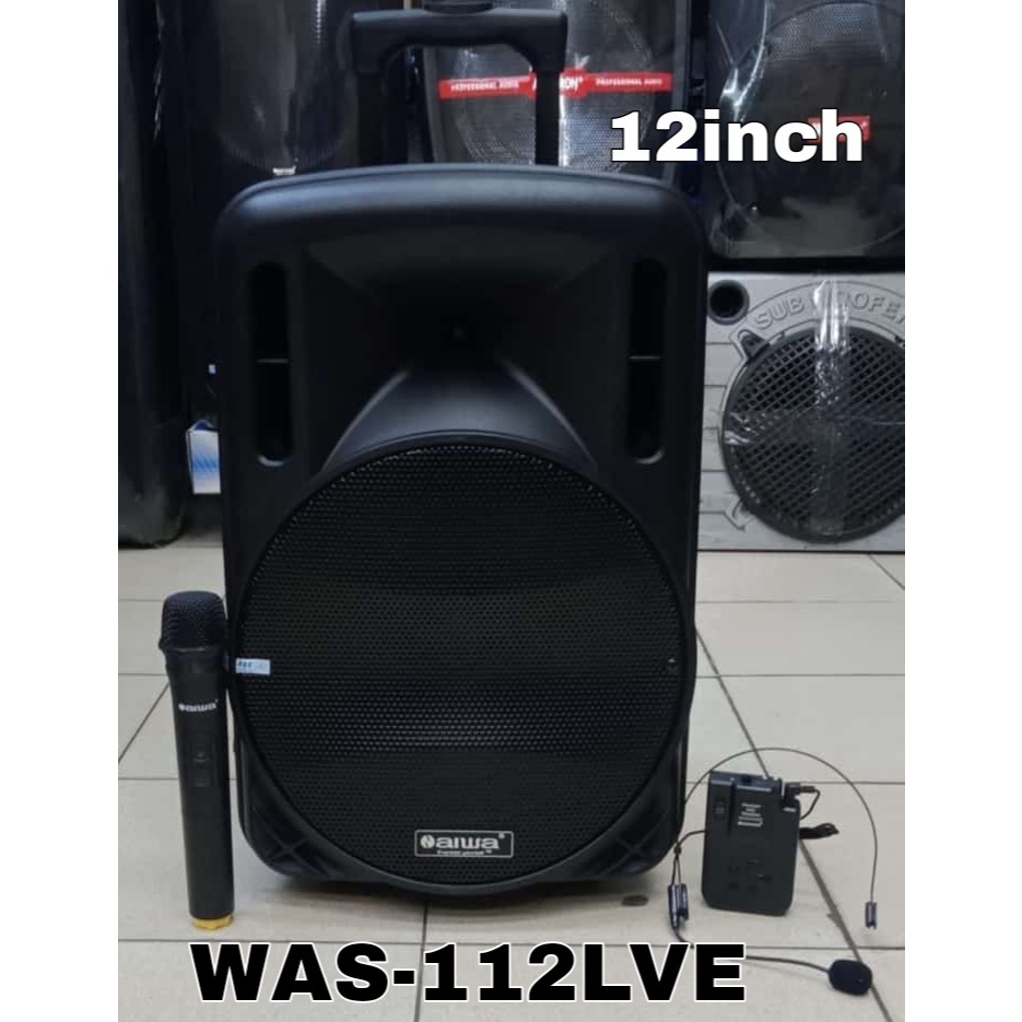 Speaker Portable Wireless Aiwa / aiwa WAS 112LVE / 112 LVE
