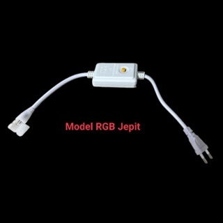 Konektor lampu Led Strip RGB Jepit 220V / Soket Lampu Led Strip Jepit