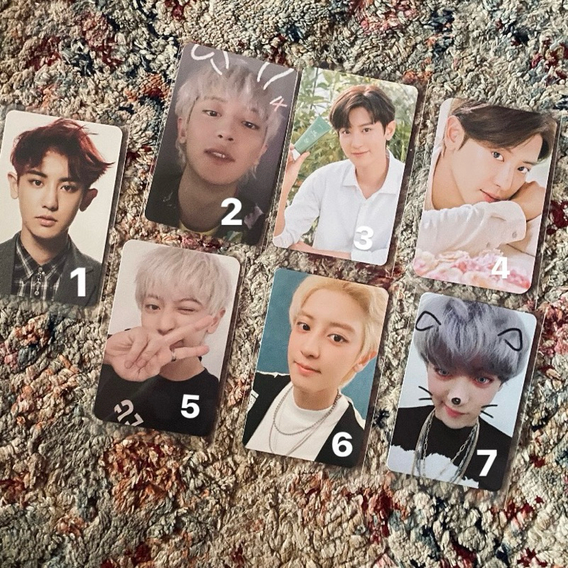 photocard chanyeol exo official