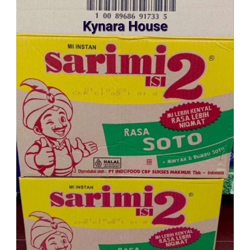 

Sarimi Mie Instant Soto isi Dua 113gr (Karton)