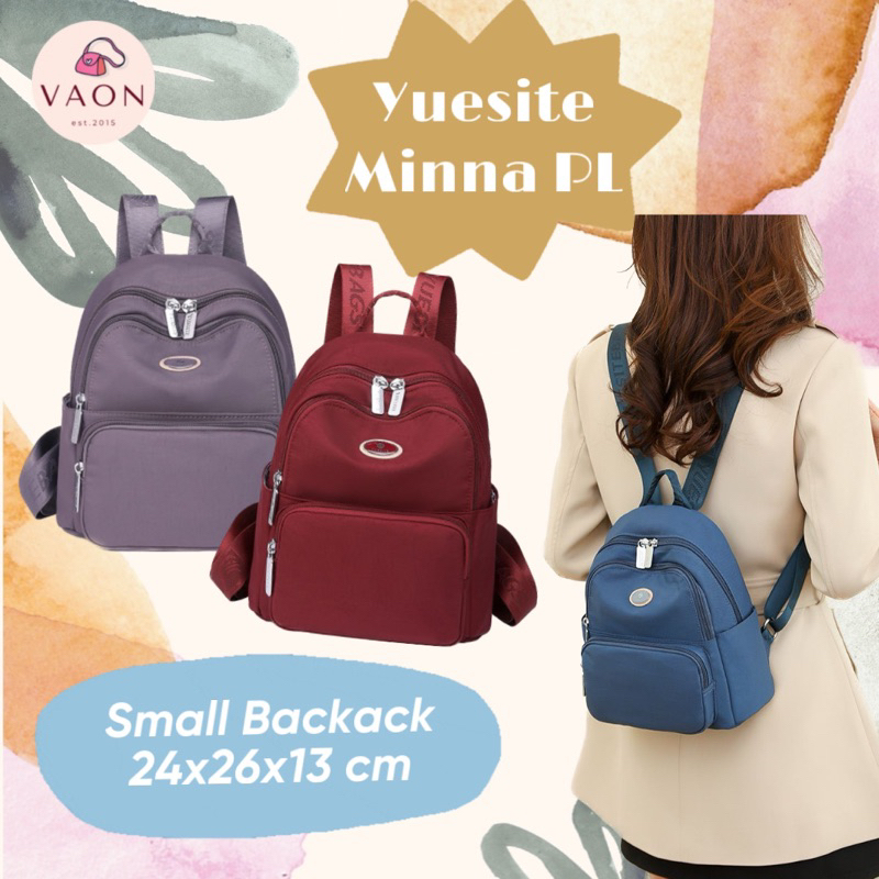 YUESITE MINNA SMALL BACKPACK RANSEL KECIL ORIGINAL